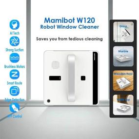 img 2 attached to 🏢 Mamibot W120 Automatic Robotic Window Cleaner - Advanced Glass Cleaning Tool with Smart App/Remote Control for High-Rise Windows, Glass Tiles, and Bathroom Cleaning