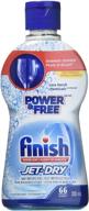 🌟 finish power & free rinse aid with jet dry - 66 washes - shinier dishes - less harsh chemicals - pack of 2 logo