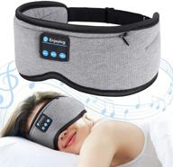 🎧 bluetooth sleep headphones mask - bluetooth 5.0 sleep mask for side sleepers - ideal christmas stocking stuffers and birthday gifts for men and women logo