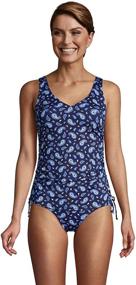 img 4 attached to Lands End Resistant Adjustable Underwire Women's Clothing for Swimsuits & Cover Ups