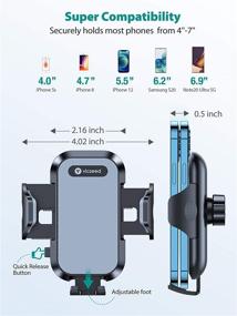 img 3 attached to VICSEED Cup Phone Holder for Car - Sturdy Adjustable Gooseneck Mount for iPhone, Samsung and All Cell Phones