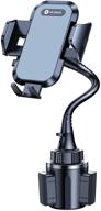 vicseed cup phone holder for car - sturdy adjustable gooseneck mount for iphone, samsung and all cell phones logo