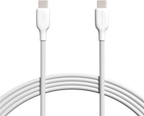 img 4 attached to 🔌 USB-IF Certified Amazon Basics 6-Foot White USB-C2.0 to USB-C Fast Charging Cable - 60W