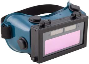 img 4 attached to 🔥 Holulo Auto Darkening Welding Goggles with Clear Inner Lenses - Solar Powered Welding Helmet, Dark Green Flip Up Lens - Enhanced Eye Protection for Welders