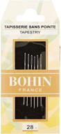 🧵 bohin tapestry hand needles - size 28: perfect tools for fine and delicate stitching logo