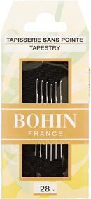 img 1 attached to 🧵 Bohin Tapestry Hand Needles - Size 28: Perfect Tools for Fine and Delicate Stitching