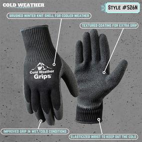 img 3 attached to Pairs Weather Winter Gloves 526LN