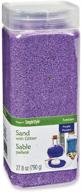 27.8 oz purple floracraft glitter sand logo