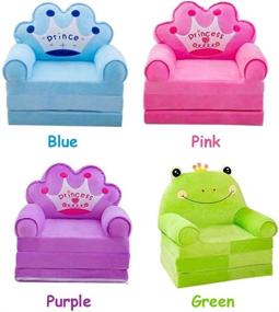 img 3 attached to Foldable Backrest Armchair Children Childrens