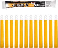 🔶 12 pack orange emergency safety chemical light glow sticks - be ready 12 hour industrial illumination логотип