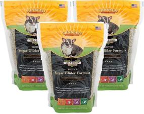 img 1 attached to Sun Seed Quiko Sugar Glider Food - Premium 28-Ounce Pack x 3: Nutritious Diet for Active Gliders