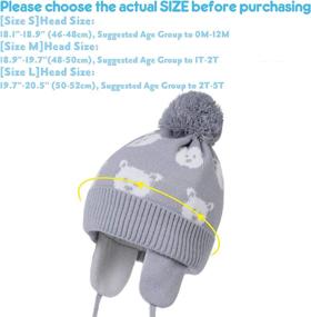 img 3 attached to FZ FANTASTIC ZONE Toddler Earflap Boys' Accessories : Hats & Caps