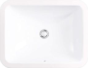 img 3 attached to 🚽 Efficiently Designed KOHLER K-20000-0 Caxton Under-Mount Bathroom Sink – Sleek White Finish