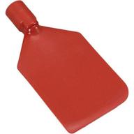 vikan 70114 red nylon stiff paddle scraper logo