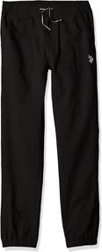 img 2 attached to U S Polo Assn Toddler Drawstring Boys' Clothing : Pants