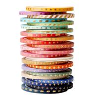 🎁 veylin 24 rolls foil gold washi tape, 3mm slim metallic paper adhesive tape for scrapbooking, gift wrapping, and planners logo