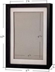 img 2 attached to 2-Pack Comic Book Frames with Acid-Free Matting, 98% UV Polycarbonate Protection - Black Frame and Black Mat