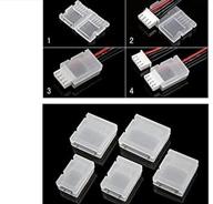 25pcs/lot xsd model lipo battery balancing plug protector ab clip buckle 2s 3s 4s 5s 6s jst-xh balanced head protection balance plug savers (5 pcs of each type) logo