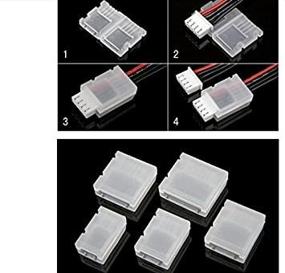 img 4 attached to 25pcs/lot XSD Model Lipo Battery Balancing Plug Protector AB Clip Buckle 2S 3S 4S 5S 6S JST-XH Balanced Head Protection Balance Plug Savers (5 PCS of Each Type)