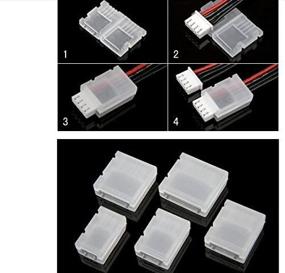 img 2 attached to 25pcs/lot XSD Model Lipo Battery Balancing Plug Protector AB Clip Buckle 2S 3S 4S 5S 6S JST-XH Balanced Head Protection Balance Plug Savers (5 PCS of Each Type)