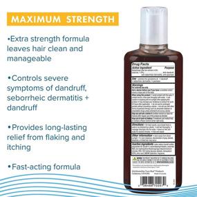 img 1 attached to ⚗️ Max Strength True+Real Therapeutic T+plus Tar Gel Dandruff Shampoo with 1.0% Coal Tar - 6oz