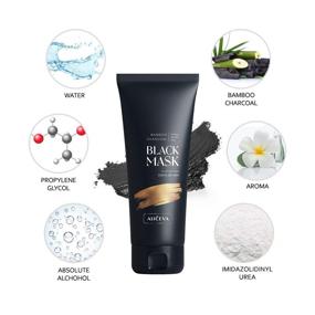 img 1 attached to 🔥 Aliceva Black Mask: Premium Charcoal Peel Off Mask for Blackhead Removal - All Skin Types - 2.12 FL.OZ / 60G