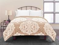 living jacquard chenille bedding comforter logo