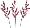 greentime artificial christmas berries branches home decor and artificial plants & flowers logo