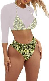 img 3 attached to 👙 Stylish Kisscynest Women's Bandage Swimsuit: Trendy Swimwear for Women's Clothing in Swimsuits & Cover Ups