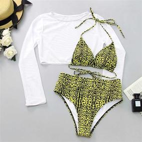 img 1 attached to 👙 Stylish Kisscynest Women's Bandage Swimsuit: Trendy Swimwear for Women's Clothing in Swimsuits & Cover Ups