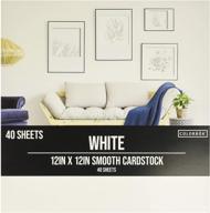 📦 12x12in smooth cardstock in white by colorbok logo