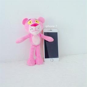 img 2 attached to 🐆 Cute and Soft Pink Panther Doll Bag Keychain Pendant - Ideal Key, Bag, and Car Decoration
