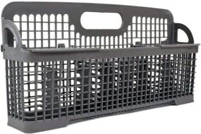 img 4 attached to W10190415 Silverware Basket: A Perfect Alternative for Whirlpool and Kenmore Dishwashers - WPW10190415 Compatible