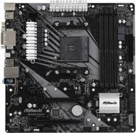 💻 asrock b450m pro4-f am4 amd promontory b450 ddr4 quad crossfirex sata3 usb3.1 m.2 a gbe microatx материнская плата логотип