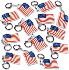 img 4 attached to ArtCreativity Keychains Independence Patriotic Accessories