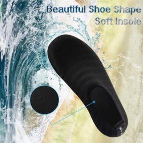 img 3 attached to 👟 YALOX Water Shoes: Unisex Quick-Dry Aqua Socks for Beach, Pool, Surfing, and Yoga