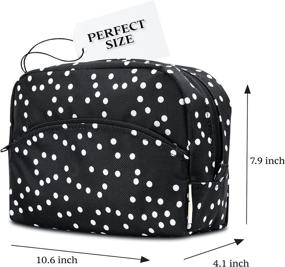 img 1 attached to 👜 Spacious Women's Travel Cosmetic Bag