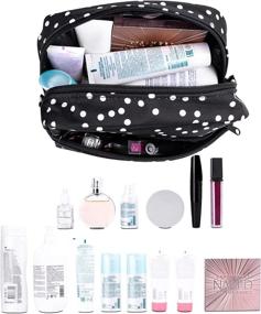 img 2 attached to 👜 Spacious Women's Travel Cosmetic Bag