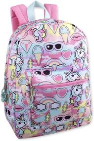 img 4 attached to Trailmaker Printed Backpack Padded Unicorns Kids' Furniture, Decor & Storage