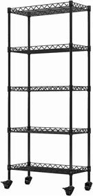 img 4 attached to 🚿 Bathroom Shelving Organizer for Efficient 30Lx14Wx62.5H Bathroom Organization