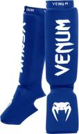 venum blue &#34;kontact&#34; shin and instep guards логотип