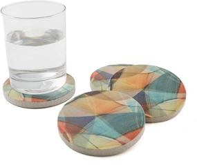 img 1 attached to 🍹 Thirstystone Drink Coaster Set Aura: Keeping Surfaces Dry with Style