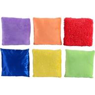 🌈 enhance learning and sensory development with multicolor set of 6 constructive playthings kids textured sensory pillows logo