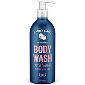 img 1 attached to 🌵 Hand in Hand Body Wash - Бергамот и свежая базилика - 10 жидких унций - Аромат цветка кактуса - 1 штука