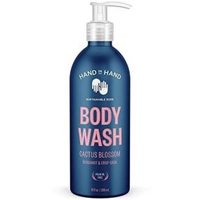 img 3 attached to 🌵 Hand in Hand Body Wash - Бергамот и свежая базилика - 10 жидких унций - Аромат цветка кактуса - 1 штука