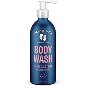 img 4 attached to 🌵 Hand in Hand Body Wash - Бергамот и свежая базилика - 10 жидких унций - Аромат цветка кактуса - 1 штука