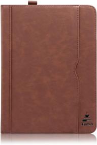 img 3 attached to 📱 TOAKA iPad Air 4 Case - 10.9 Inch 2020 Apple iPad Air 4th Gen Soft Leather Folio Case with Stand, Auto Sleep/Wake, Document Pockets & Card Holders - Brown