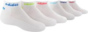 img 1 attached to 👧 Adidas Girl's Superlite Low Cut Socks (6-Pack): Lightweight and Stylish Footwear Essentials