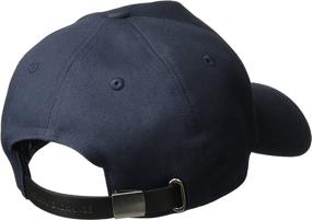 img 2 attached to 🎩 AX Armani Exchange Men's Logo Hat in Black: One Size