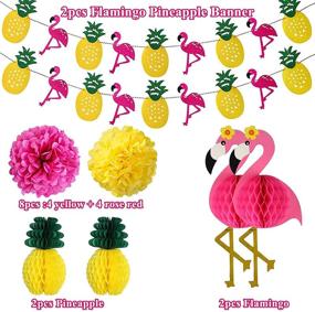 img 3 attached to 🍍 Lenugeo Hawaiian Decoration – Pineapple Bachelorette Banner for Classrooms